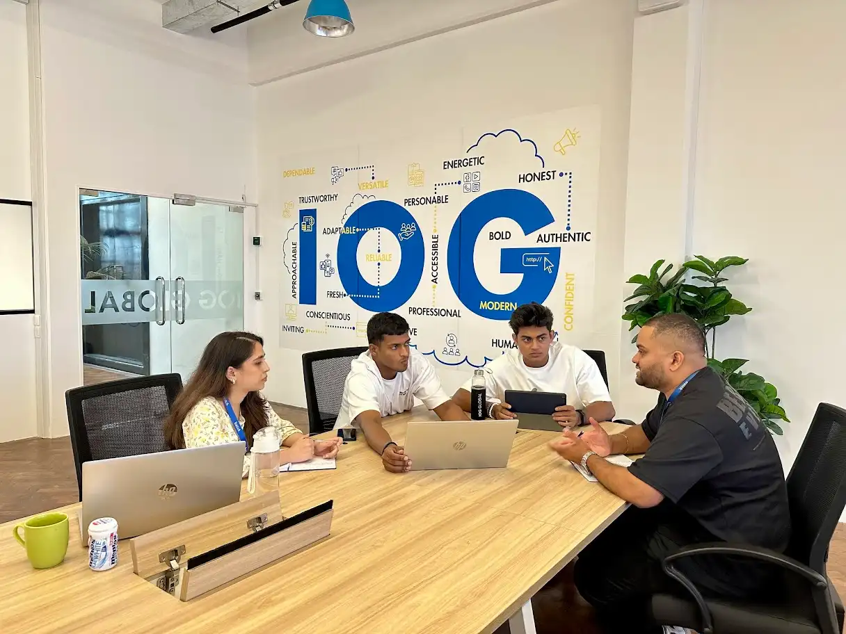 IOG Global branded merchandise symbolizing our commitment to trusted partnerships and BPO industry excellence