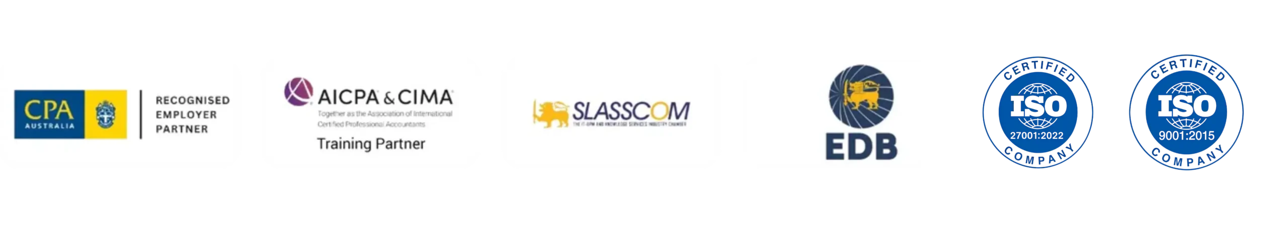 Partnerships and Accreditations Logos
